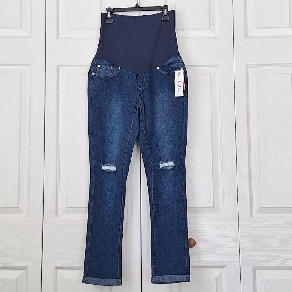 NEW Times Two Maternity Medium Wash Jegging Size Small - (4-6)